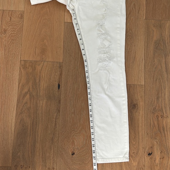 CURRENT/ELLIOT The Fling Jeans in Tattered White - Size 26 - Picture 16 of 16